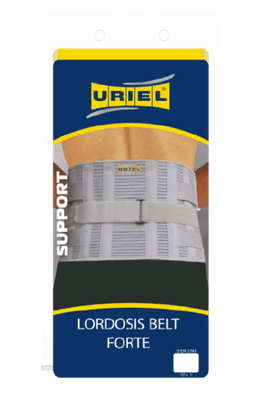 חגורת גב פורט חגורת לורדוזיס תמיכה מקסימאלית לגב מתוח | ITEM 07 AF | מידה XXL | אוריאל אוריאל | URIEL