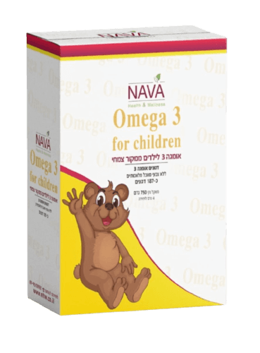 אומגה 3 לילדים ממקור צמחי | מכיל 187 דגונים | 750 גרם | נוה פארמה | NavehPharma