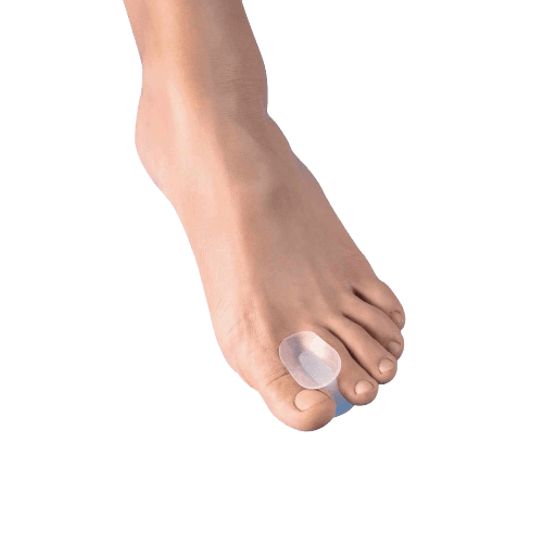 מפריד בוהן מסיליקון קשיח | מונע פציעות וחיכוך באצבעות הרגליים ומרגיע כאבים | מידה אוניברסלית ONE SIZE | אוריאל | URIEL