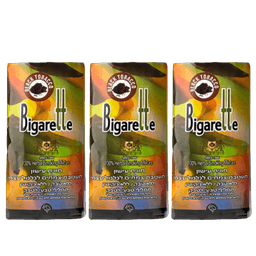 מבצע שלישיה | טבק שחור ביגארט | תערובת צמחים ללא טבק או ניקוטין | מכיל 40 גרם ביגארט | Bigarette