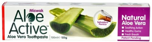 אלו אקטיב | משחת שיניים טבעית | 100 מל | עם גל אלוורה טבעי