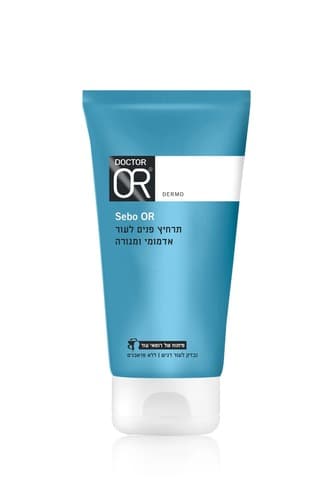 תרחיץ פנים לעור פנים רגיש ואדמומי | מכיל 150 מל | SEBO OR | דר עור | Doctor Or