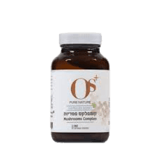 קומפלקס פטריות | מכיל 90 כמוסות צמחיות | Mushrooms Complex | כשר מטעם בדץ | OS PURE NATURE | אוס טבע טהור