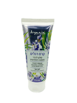קרם רגליים | קולגן לבנדר | חומצה היאלורונית | 100מל | ARGANIA | ארגניה