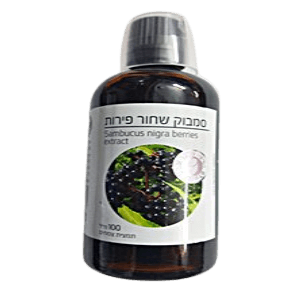 סמבוק שחור פרחים | מכיל 100 מל | תוסף תזונה | Sambucus Nigra Flowers Extract | ברא צמחים | BARA