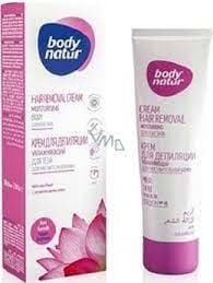 קרם להרחקת שיער | בודי נטור | מעניק לחות לגוף | לעור עדין | עם תמצית פרח הלוטוס | 100 מל