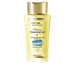 גל ניקוי פנים | לכל סוגי העור | מכיל 200 מל | תוספת מינרלים מים המלח | ארומה דד סי | Aroma Dead Sea