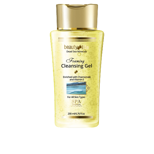 גל ניקוי פנים | לכל סוגי העור | מכיל 200 מל | תוספת מינרלים מים המלח | ארומה דד סי | Aroma Dead Sea