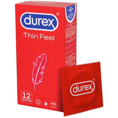 Thin Feel | קונדומים דקים | 12 יח | דורקס | Durex