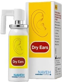 DRY EARS | לייבוש האוזן | מכיל 30 מל | לאחר רחצה שחייה | נוה פארמה | NavehPharma