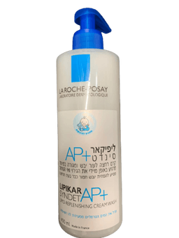 ליפיקאר סינדט AP | קרם רחצה לעור יבש ומגורה במיוחד | מתאים לתינוקות | מכיל 400 מל | לה רוש פוזה | LA ROCHE POSAY