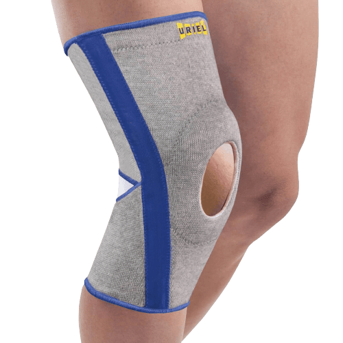 מגן ברך מסיליקון לתמיכה ומניעת לחץ בעת ריצה כיפוך רגיל או ישיבה עם פתח לשחרור לחץ מכיפת הפיקה | מידה XXL | אוריאל | URIEL