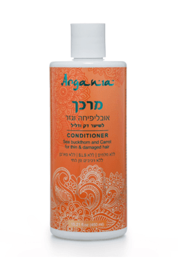 מרכך אובלפיכה | פלוס גזר | לשיער דק ודליל | 450מל | ארגניה ARGANIA | ארגניה