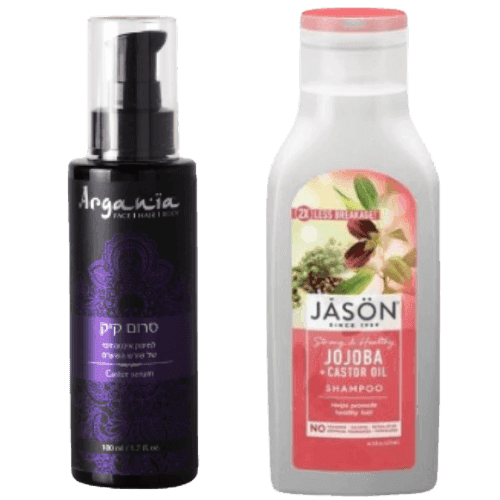 מארז זוגי | שמפו חוחובה JASON 473 מל סרום קיק ARGANIA 100 מל |