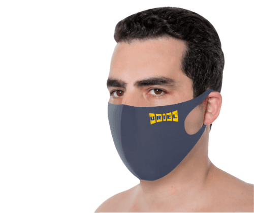 מסכה לפנים | מנדפת זיעה מבד | לייקרה רב שימושית אלה לבני נוער אוריאל | URIEL