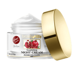 קרם לילה מזין | בתוספת תמצית רימונים | לכל סוגי העור | עשיר בויטמין E | ארומה דד סי | Aroma Dead Sea