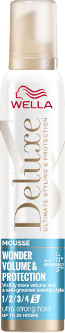 מוס לשיער | וולה דלוקס | מוס ליצירת נפח והגנה | מכיל 200 מל
