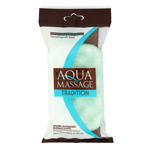 ספוג עיסוי | סינטטי | לאמבטיה | לילדים | מבית אקואה | צבע תכלת