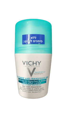 דיאודורנט אנטי פרספירנט | רול און | אינו משאיר סימנים לבנים | מכיל 50 מל |