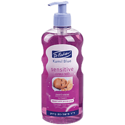 דוקטור פישר | 500מל | שמפו לתינוק | לפני שינה | Kamil Blue Sensitive דר פישר | Dr Fischer