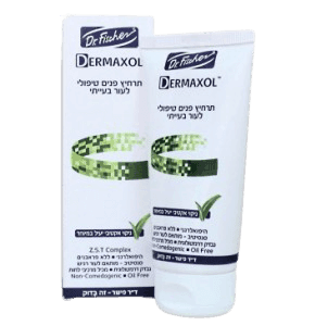 תרחיץ פנים טיפולי לעור בעייתי | דרמקסול | מכיל 150 גרם | דר פישר | Dr Fischer