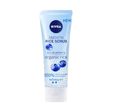 פילינג אורז עדין לעור מעודן וחלק | מועשר באורז ואוכמניות | Smooth Rice Scrub | ניוואה | NIVEA