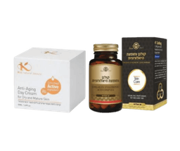 ערכת הטיפוח המושלמת עבורך| קרם פנים אנטי אייגינג כמוסות קולגן וחומצה היאלורונית