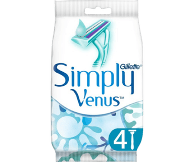 סכיני גילוח 4 יח - SIMPLY VENUS | GILLETTE