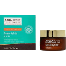קרם לחות אינטנסיבי | לעור יבש | מכיל 50 מל | מטפח ומגן על העור למשך 12 שעות | ארגני קר | ARGANICARE