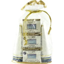 סט טיפוח מים המלח | 5 מוצרים | תיק שרוך | זהב מינרלי ביוטי לייף | Beauty Life