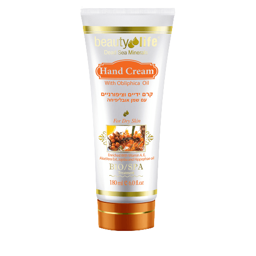 קרם ידיים עם שמן אובליפיחה 180 מל ארומה דד סי | Aroma Dead Sea