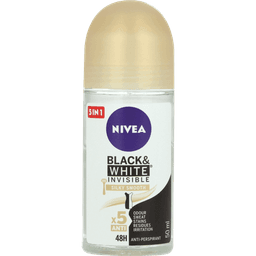 דאודורנט | רול און | Nivea Black White Silky Smooth | לאישה | מכיל 50 מל | ניוואה | NIVEA