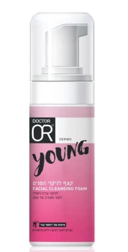 קצף לניקוי הפנים לעור מעורב-שמן | מכיל 140 מל | YOUNG | דר עור | Doctor Or