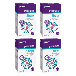 פרוביוטיק שייפ | מבצע רביעיה | מכיל כמוסות 120 | זן פרוביוטי B420 | כשר חלבי אלטמן | ALTMAN