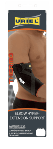 רצועת תמיכה מרפק עשויה ניאופרן תרמי עבה | ITEM T98 | מידה L | אוריאל אוריאל | URIEL