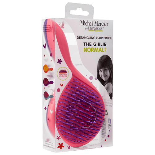 מברשת גירלי לילדות | להתרת קשרים | לשיער רגיל | מישל מרסייה | Michel Mercier
