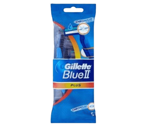 5 סכיני גילוח | חד פעמיים | בלו פלוס | גילט גילט | Gillette