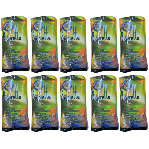 מבצע עשיריה | תערובת צמחים לעישון ללא ניקוטין ביגארט | מכיל 40 גרם | ביגארט | Bigarette