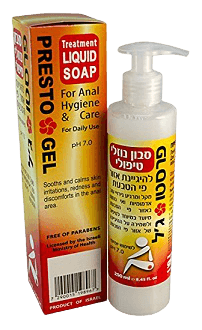 סבון פרסטו | גל | 250 מל | לאיזור פי הטבעת | דן פארם | Dan Pharm