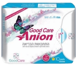התחבושת הבריאה של גוד קאר מגיני תחתון מוגדלים 12 יחידות גוד קר | Good Care
