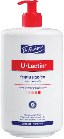 יולקטין | אל סבון טיפולי | לעור יבש במיוחד | 450 מל | דר פישר | Dr Fischer
