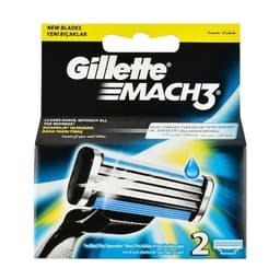 2 ראשים לסכיני גילוח Gillette MACH 3 | גילט | Gillette
