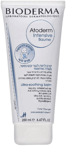 ביודרמה | אטודרם אינטנסיב באום | קרם גוף ופנים | לטיפול ביובש חזק | עור מגורה ומגרד | מכיל 200 מל ביודרמה | Bioderma