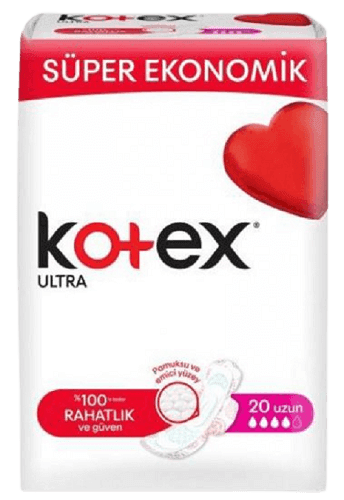 מגני תחתון | Kotex Ultra Super | מכיל 20 מגני תחתון