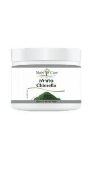 כלורלה אורגנית באבקה | 200 גרם | תוסף תזונה | נוטרי קר | Nutri Care