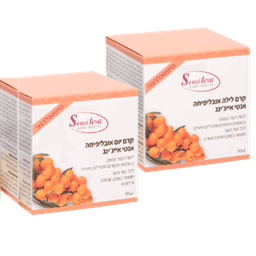 סנסי טבע | קרם יום אבוליפיחה | אנטי אייגינג | מכיל 50 מל | פלוס קרם לחות לילה לפנים | אנטי אייגינג אובליפיחה | מכיל 50 מל | סנסי טבע סנסי טבע | Sensi Teva