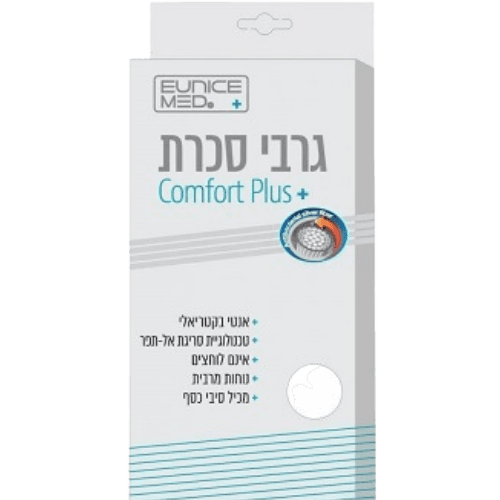 גרבי סכרת | קומפורט פלוס | מידה S | צבע שחור COMFORT PLUS