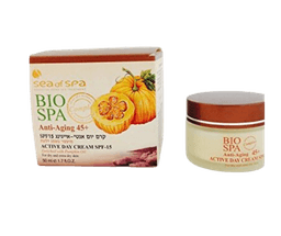 קרם יום אנטי אייגינג | SPF15 | מעושר בשמן דלעת | 50מל | מועשר ב מינרלים פעילים טבעיים מים המלח | סי אוף ספא | Sea Of Spa
