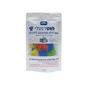 חוט דנטלי | עם ידית מותאמת | לילדים | מכיל 32 יחידות