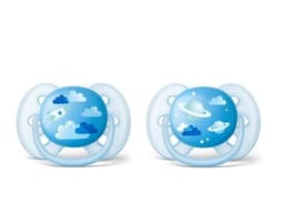 זוג מוצצי סיליקון אבנט אולטרה סופט avent ultra soft | לגילאים 6-18 חודשים | פיליפס | PHILIPS